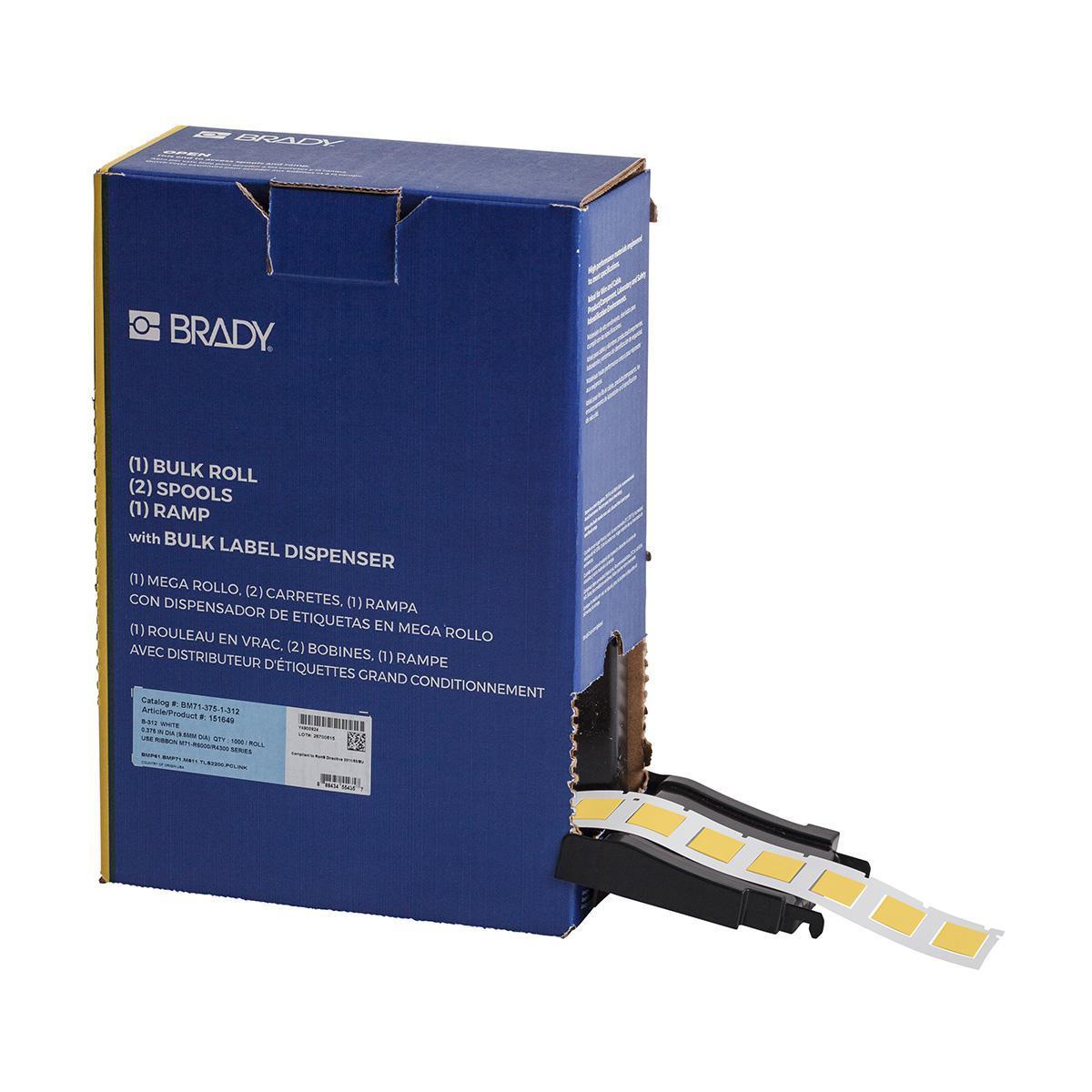 Brady® BM-375-1-312-YL Wire & Component Labels
