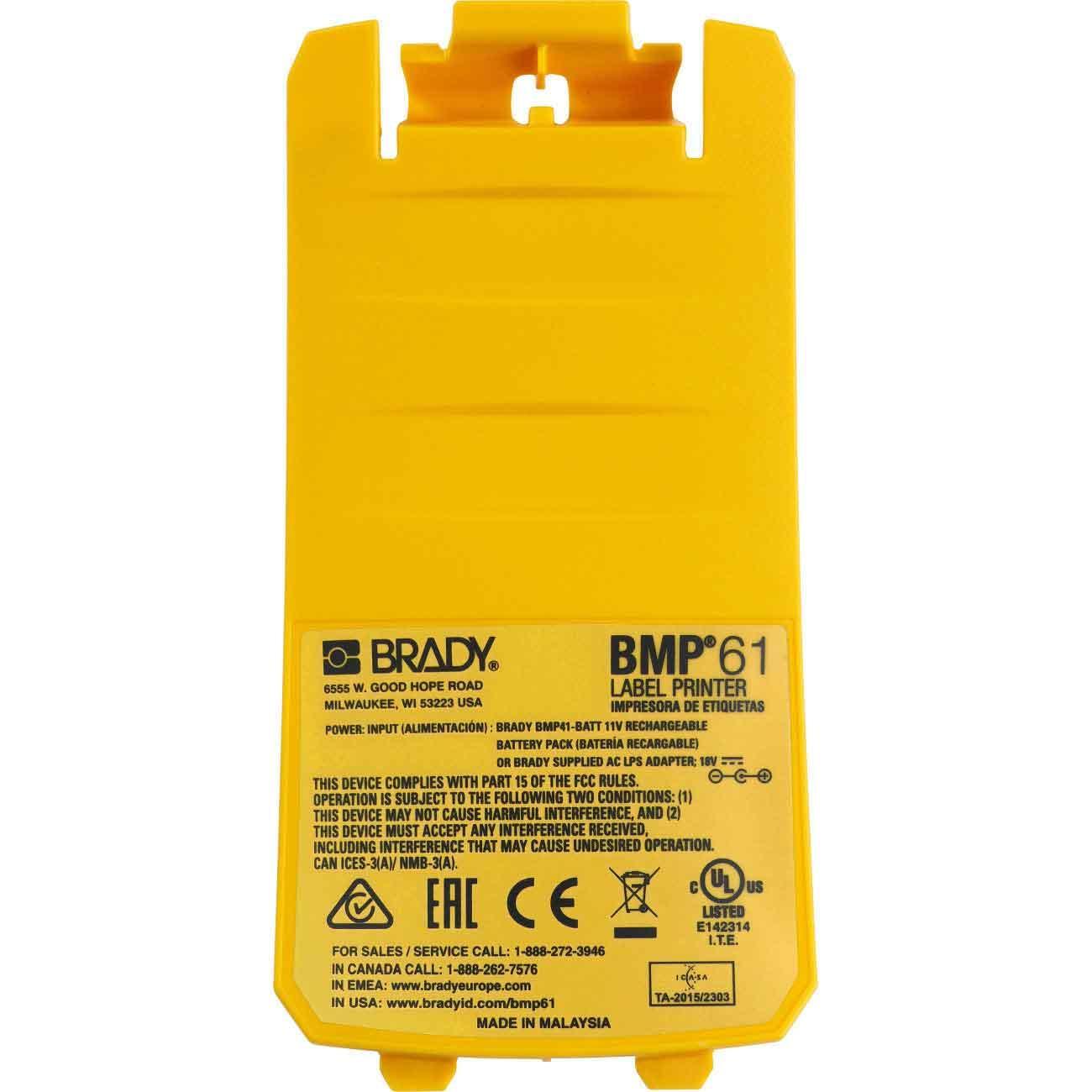 Brady® BMP61-W-BATCOV Label Printer Accessories