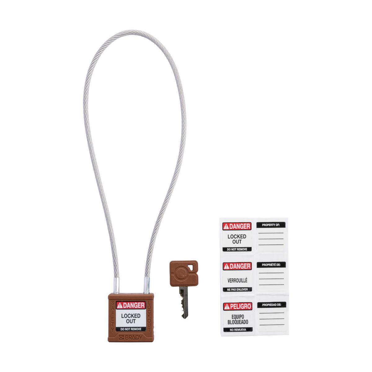 Brady® CPPL-BRN-400CB-KD Lockout Padlocks