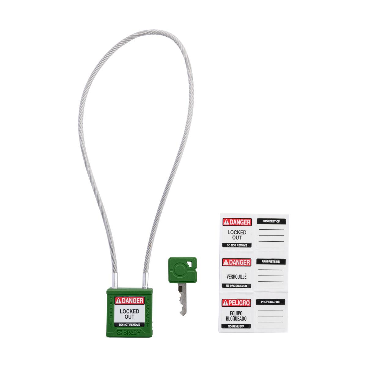Brady® CPPL-GRN-400CB-KA6 Lockout Padlocks