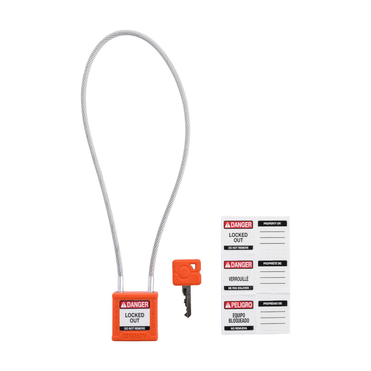 Brady® CPPL-ORG-400CB-KD Lockout Padlocks
