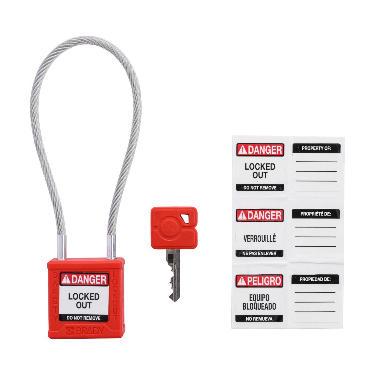 Brady® CPPL-RED-200CB-KD Lockout Padlocks