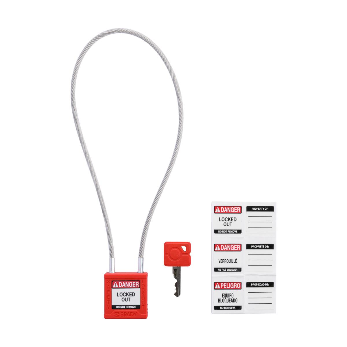 Brady® CPPL-RED-400CB-KD Lockout Padlocks