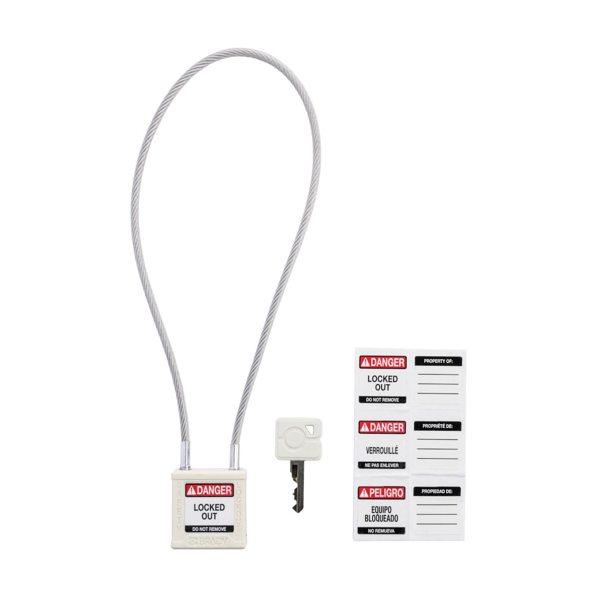 Brady® CPPL-WHT-400CB-KD Lockout Padlocks