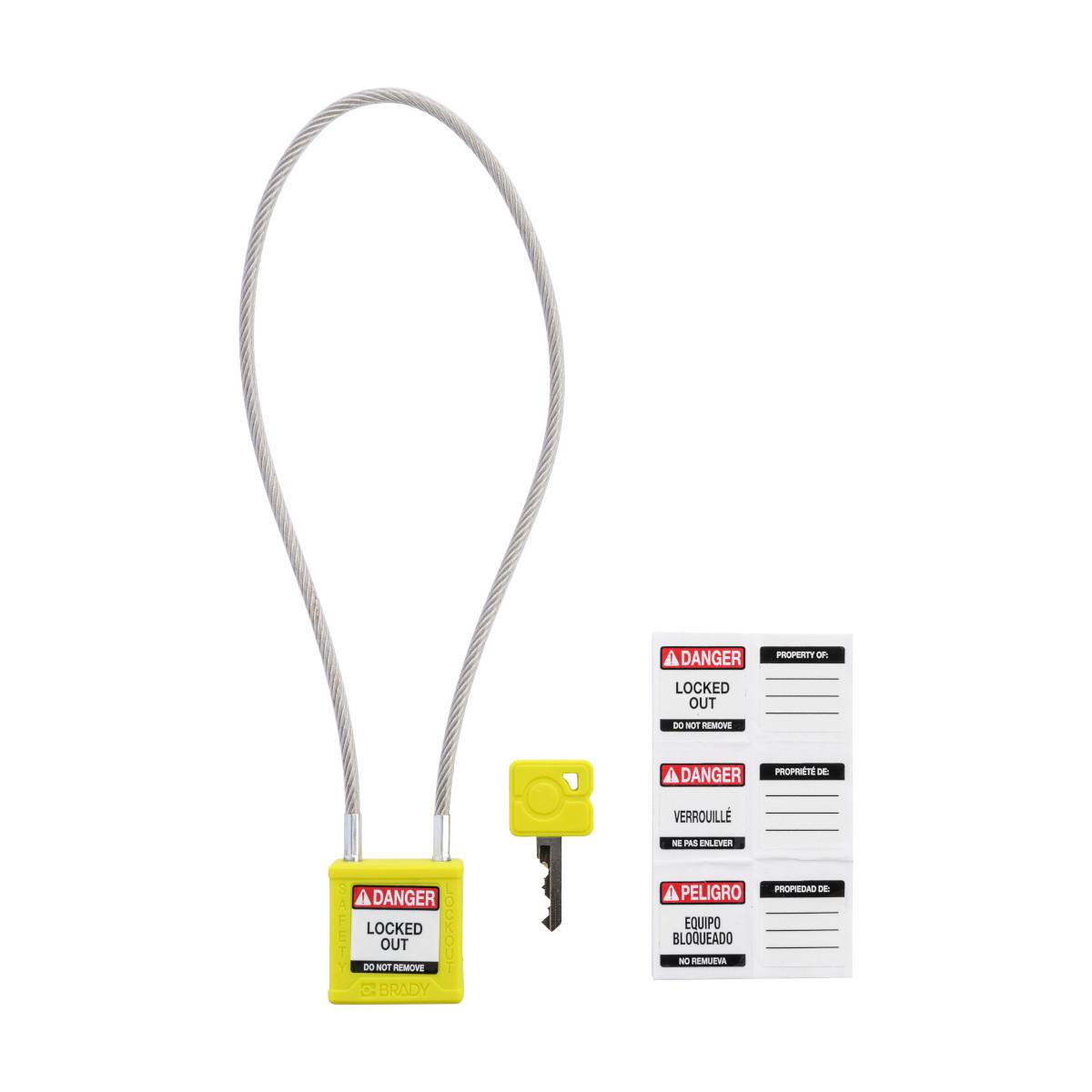 Brady® CPPL-YLW-400CB-KD Lockout Padlocks