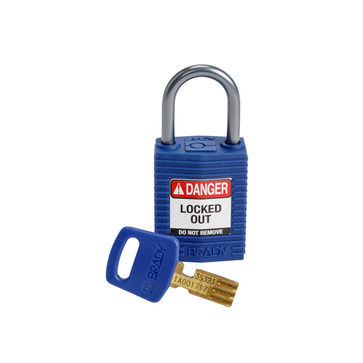 Brady® CPT-BLU-25AL-KD Lockout Padlocks