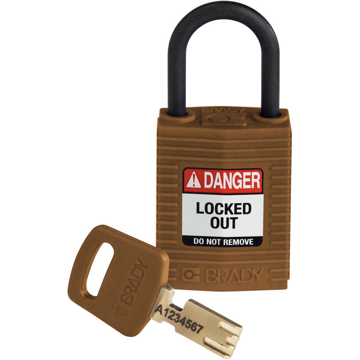 Brady® CPT-BRN-25PL-KD Lockout Padlocks