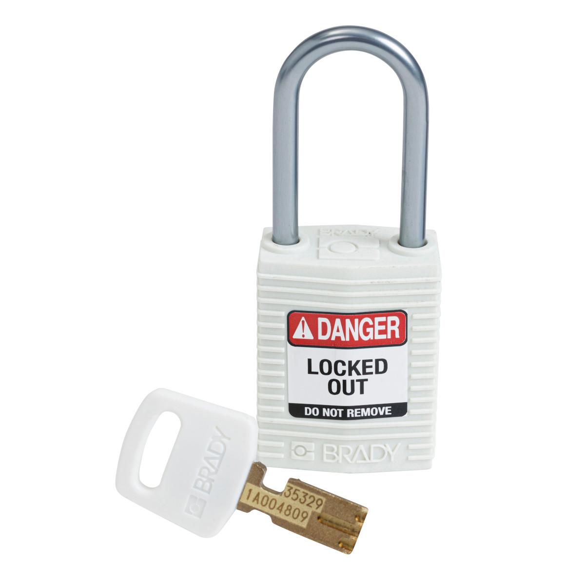 Brady® CPT-WHT-38AL-KD Lockout Padlocks