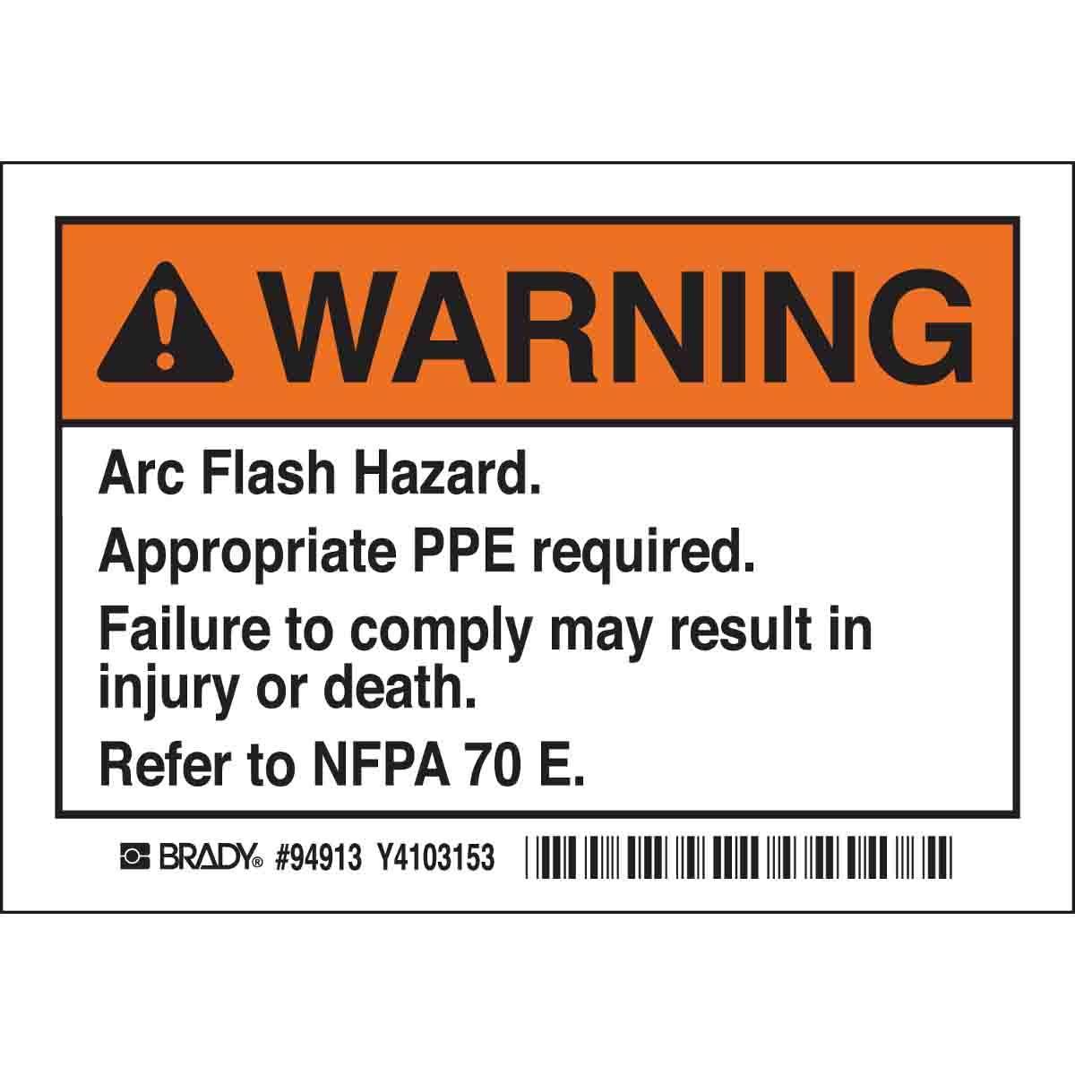 Brady® EL-1 Safety & Facility Labels