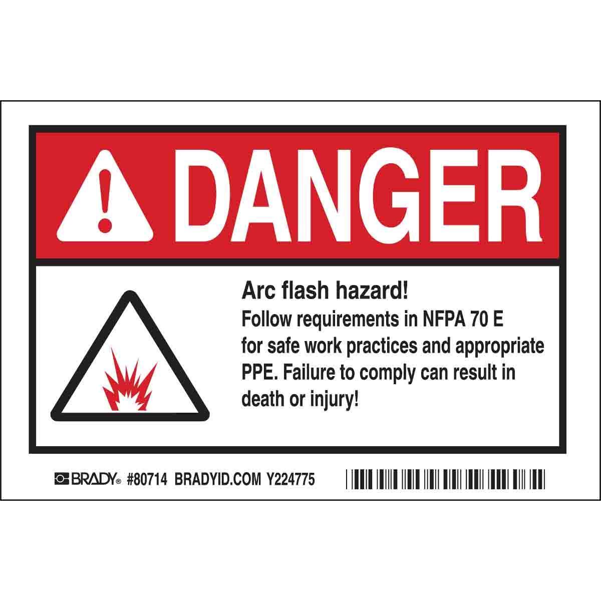Brady® EL-4 Safety & Facility Labels