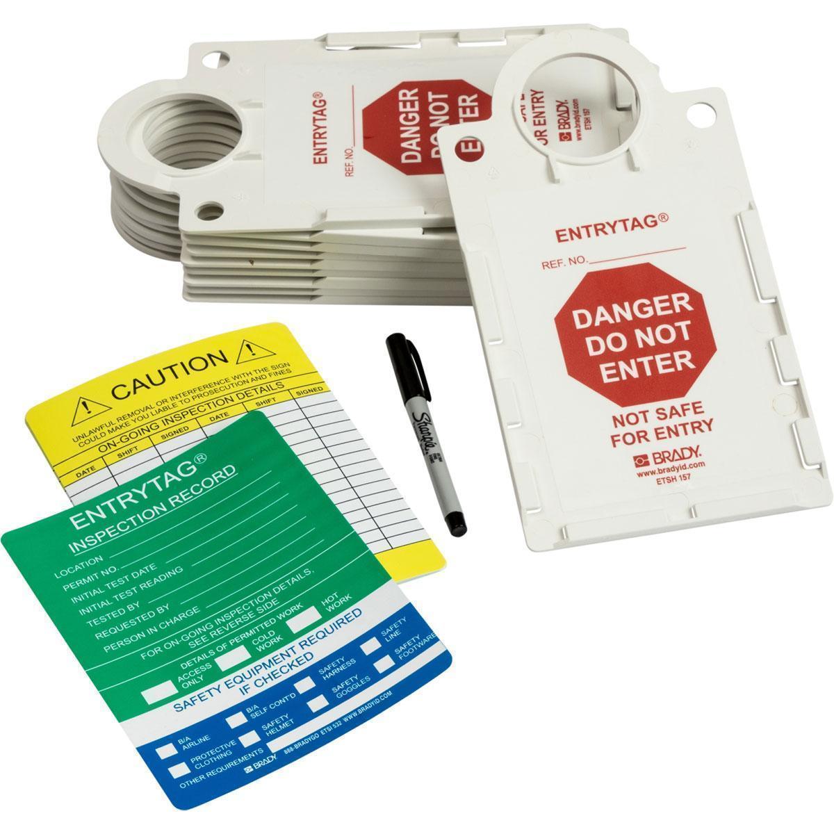 Brady® ENT-ETSH157A Safety & Facility Tags