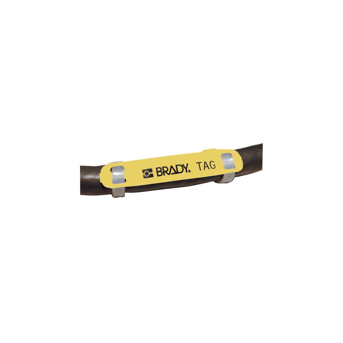 Brady® HSCM-3000-0.625-YL Clip on Wire Markers