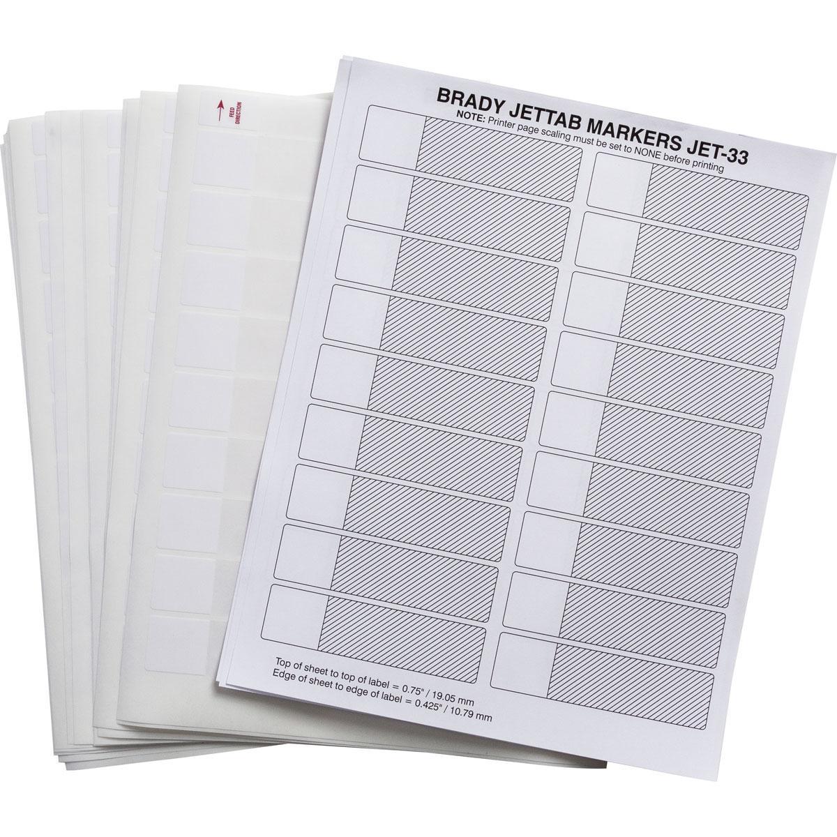 Brady® JET-33-117-1 Wire & Component Labels