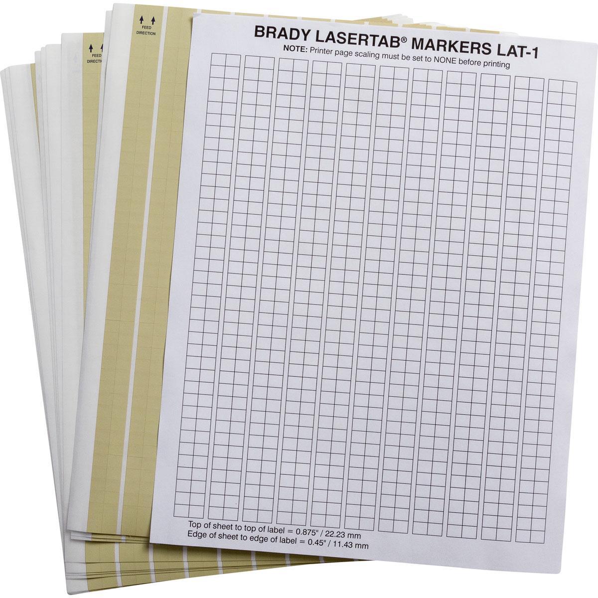 Brady® LAT-1-652-10 Wire & Component Labels