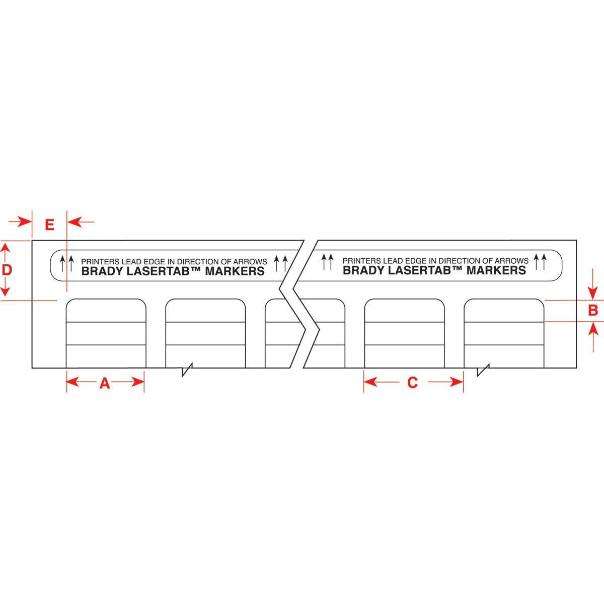 Brady® LAT-21-773-1 Wire & Component Labels