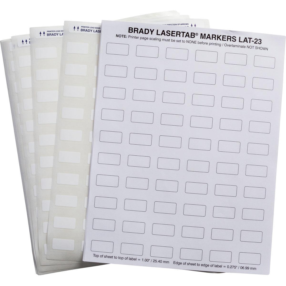 Brady® LAT-23-747-2.5 Wire & Component Labels