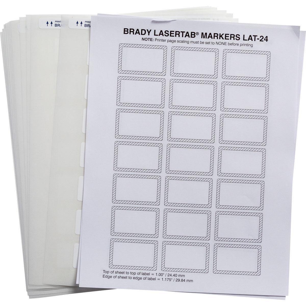 Brady® LAT-24-747-1 Wire & Component Labels