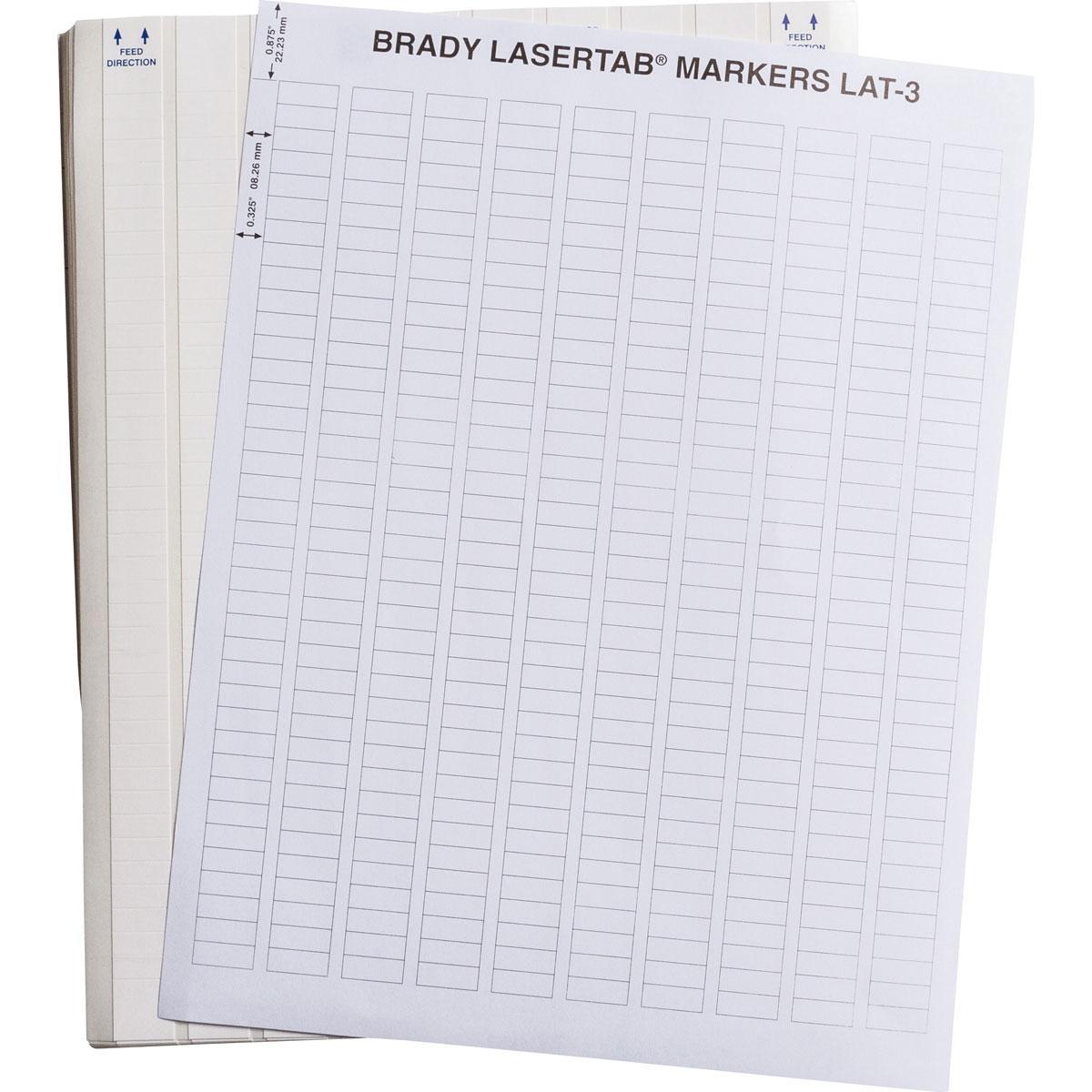 Brady® LAT-3-410-10 Wire & Component Labels