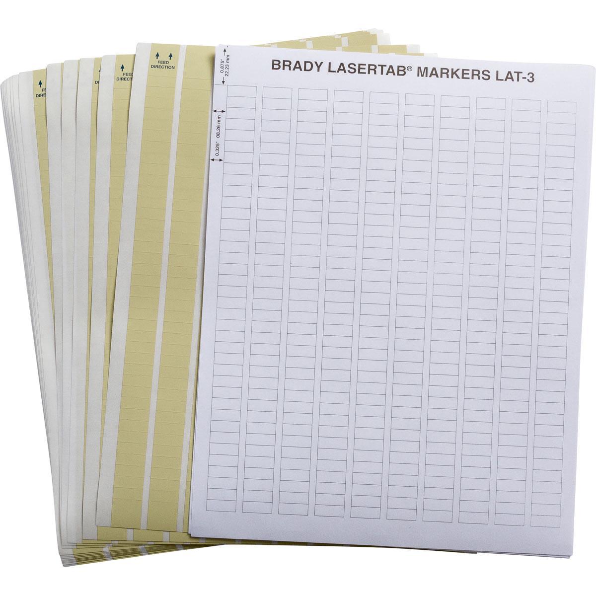 Brady® LAT-3-652-10 Wire & Component Labels