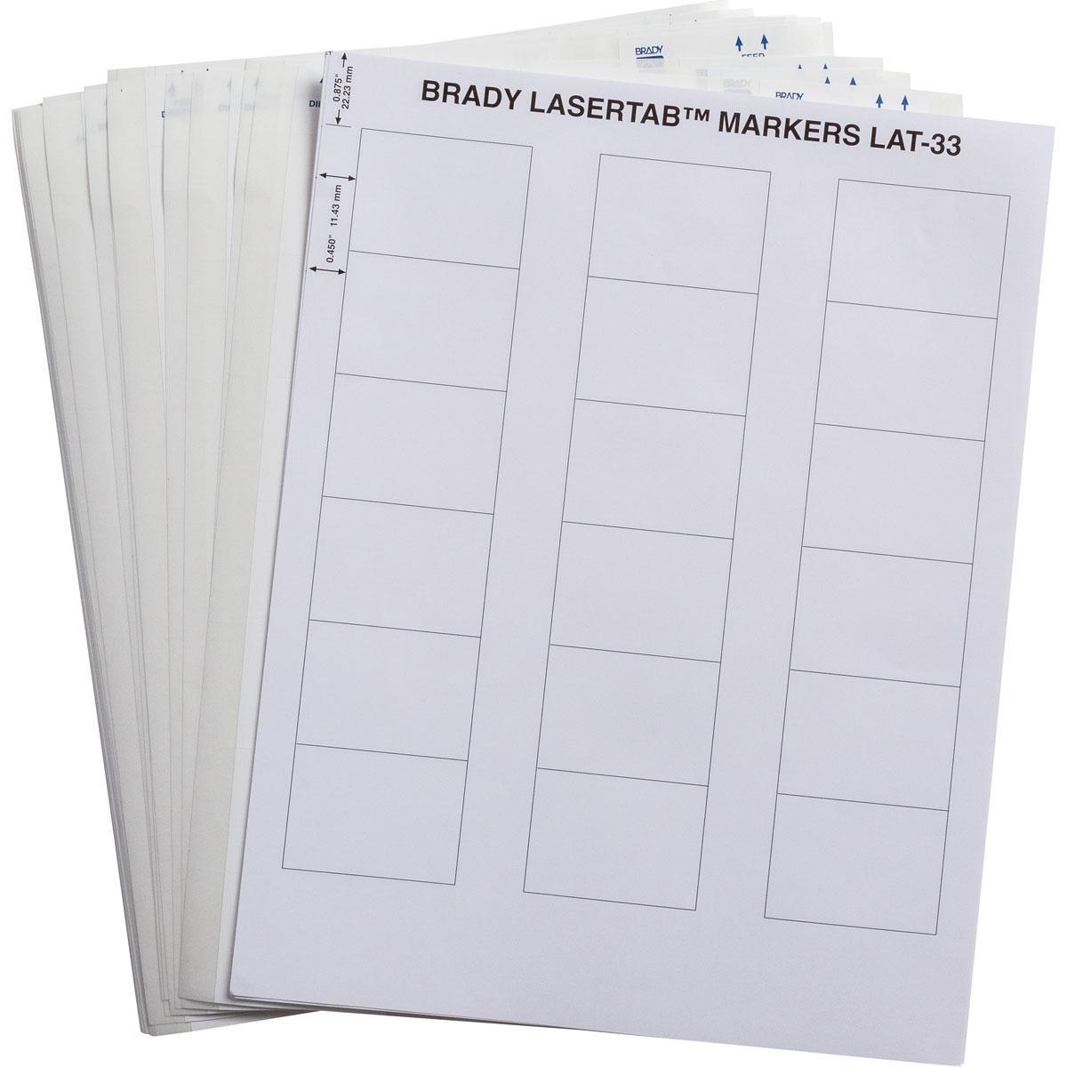 Brady® LAT-33-747-1 Wire & Component Labels