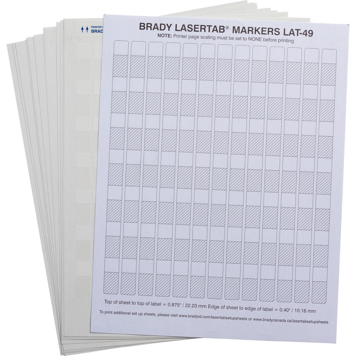 Brady® LAT-49-361-1 Wire & Component Labels
