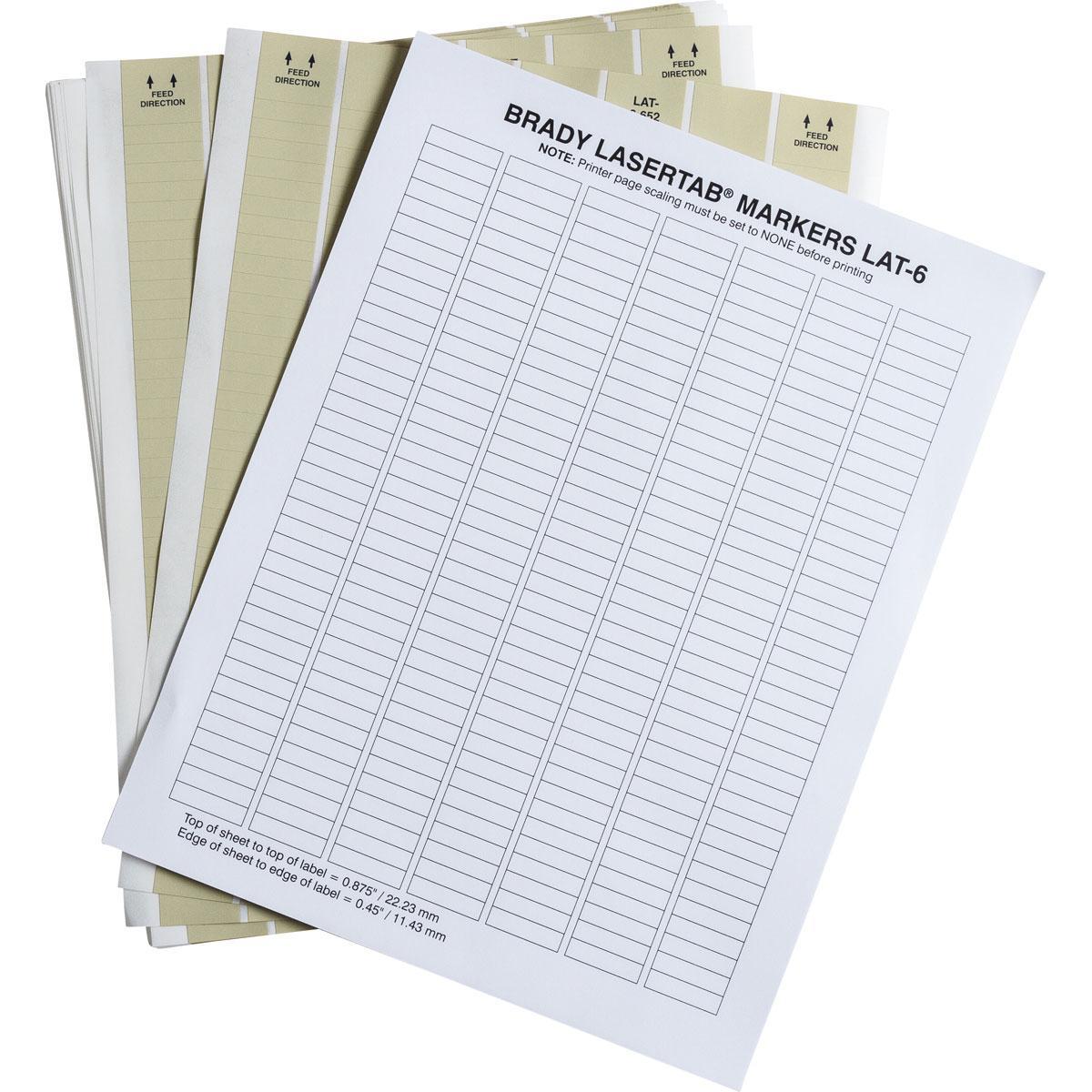 Brady® LAT-6-652-10 Wire & Component Labels