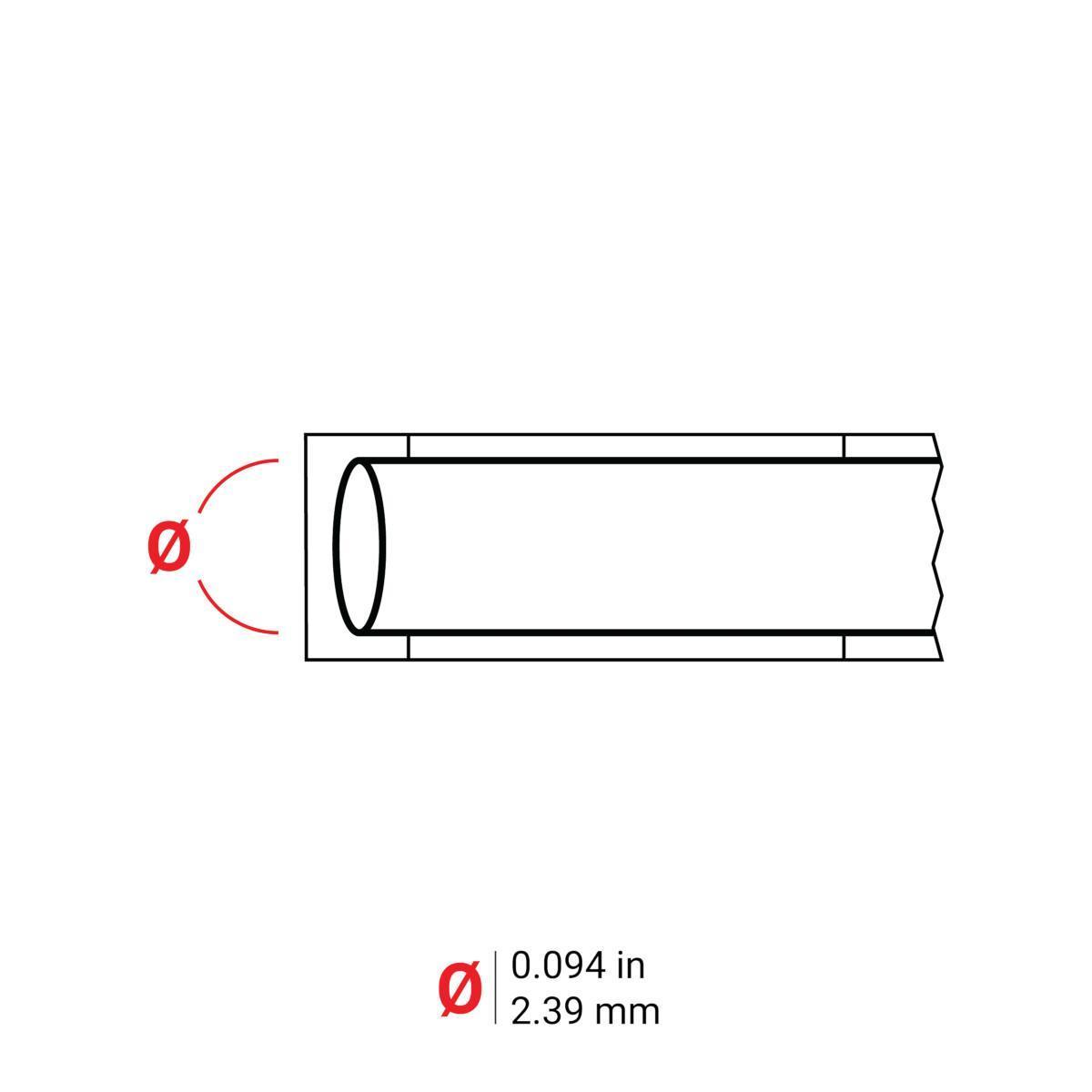 Brady® LSZH-C-094-WT Wire Marker Sleeves