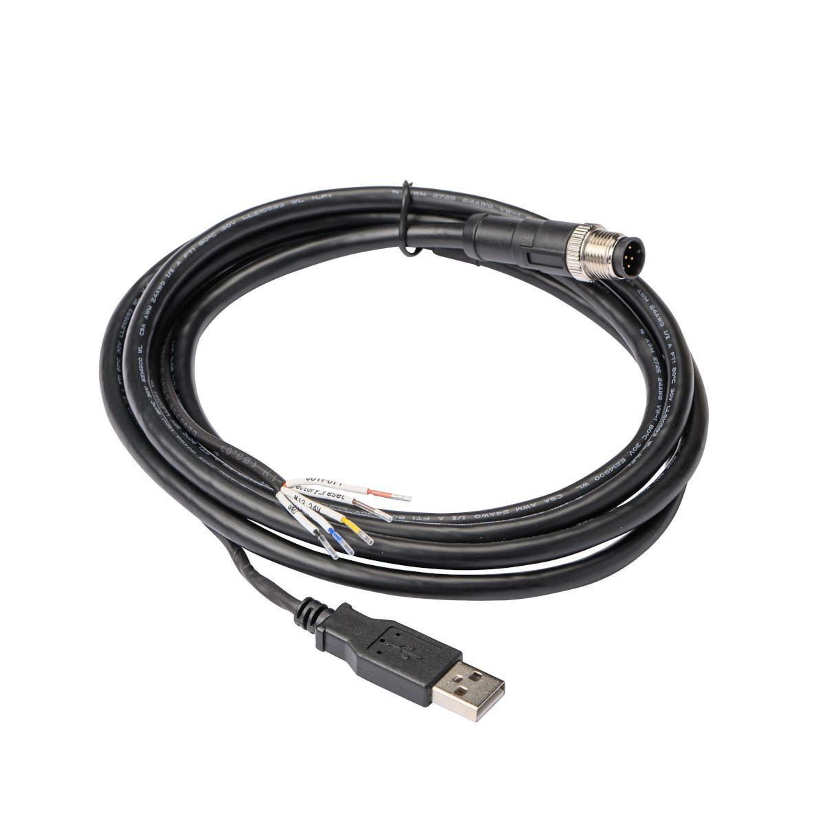Brady® M12-A-USB-IO Barcode Cables