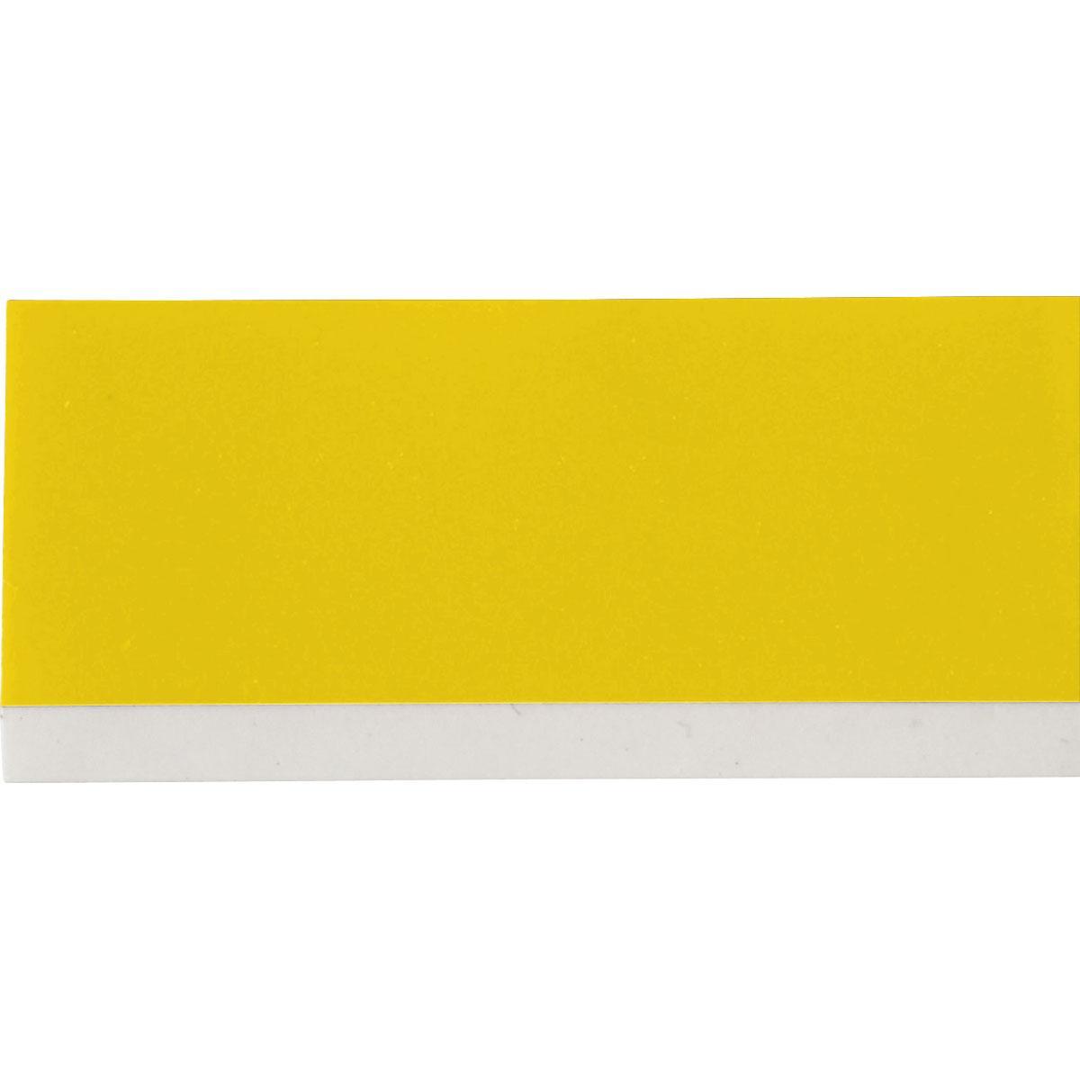 Brady® M21-750-595-YL BPM®21 Label Marker Cartridge, 21 ft L x 3/4 in W, For Use With BMP® 21 PLUS Portable Label Printers, IDPAL™ and LABPAL™ Handheld Label Maker, B-595 Vinyl, Black on Yellow