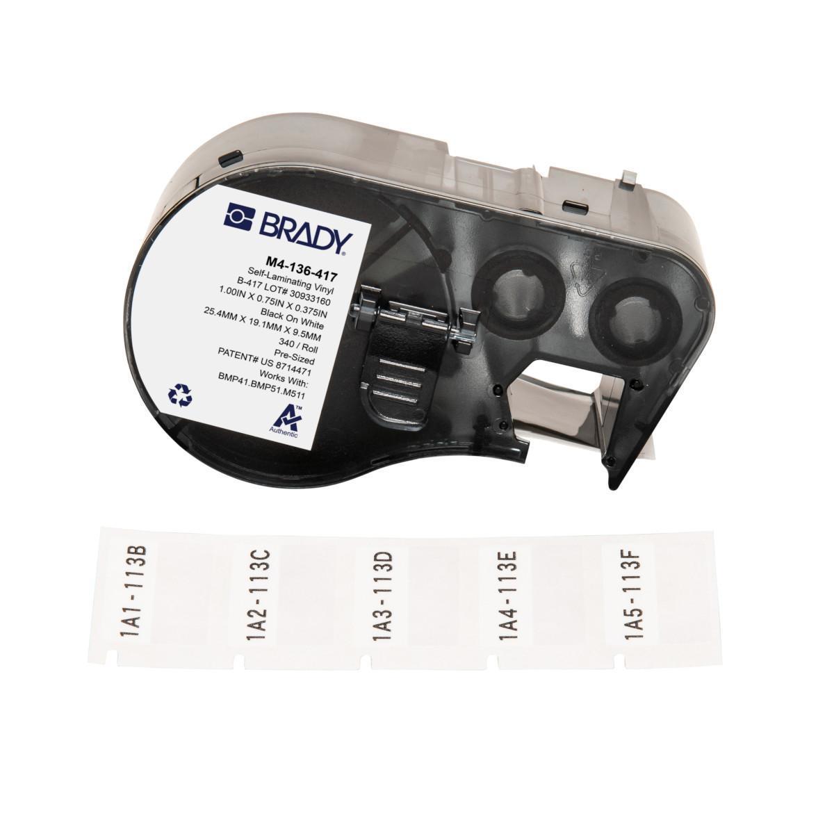 Brady® M4-136-417 Wire & Component Labels
