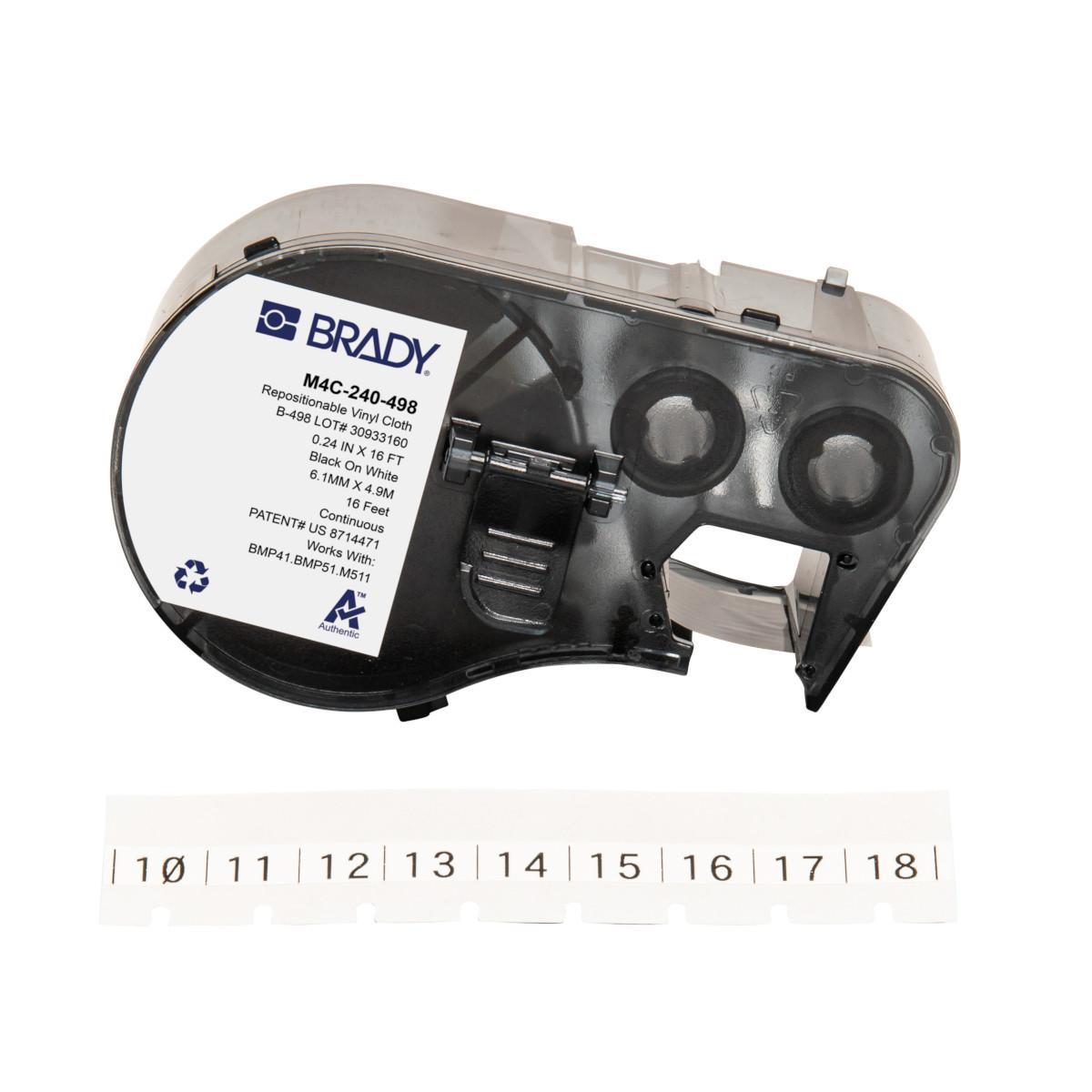 Brady® M4C-240-498 Wire & Component Labels