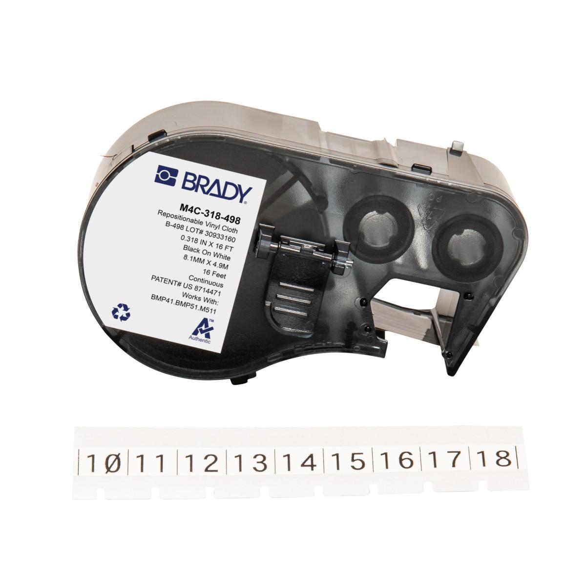 Brady® M4C-318-498 Wire & Component Labels