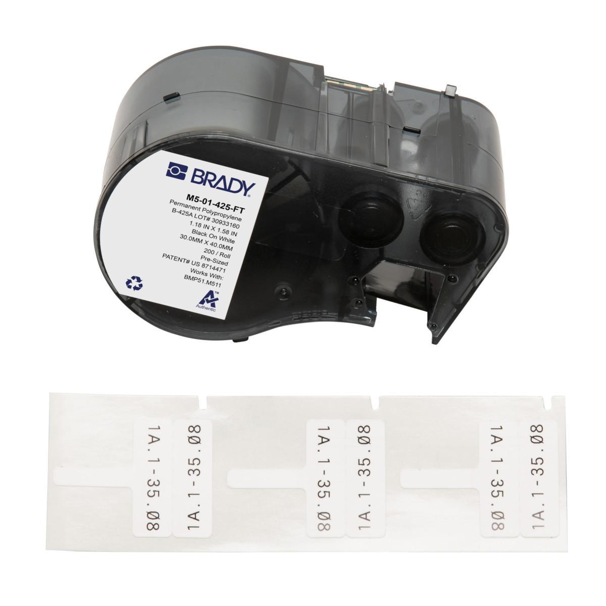 Brady® M5-01-425-FT Wire & Component Labels