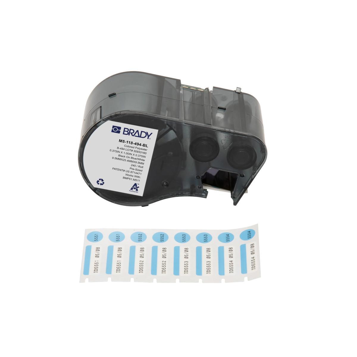Brady® M5-118-494-BL Safety & Facility Labels