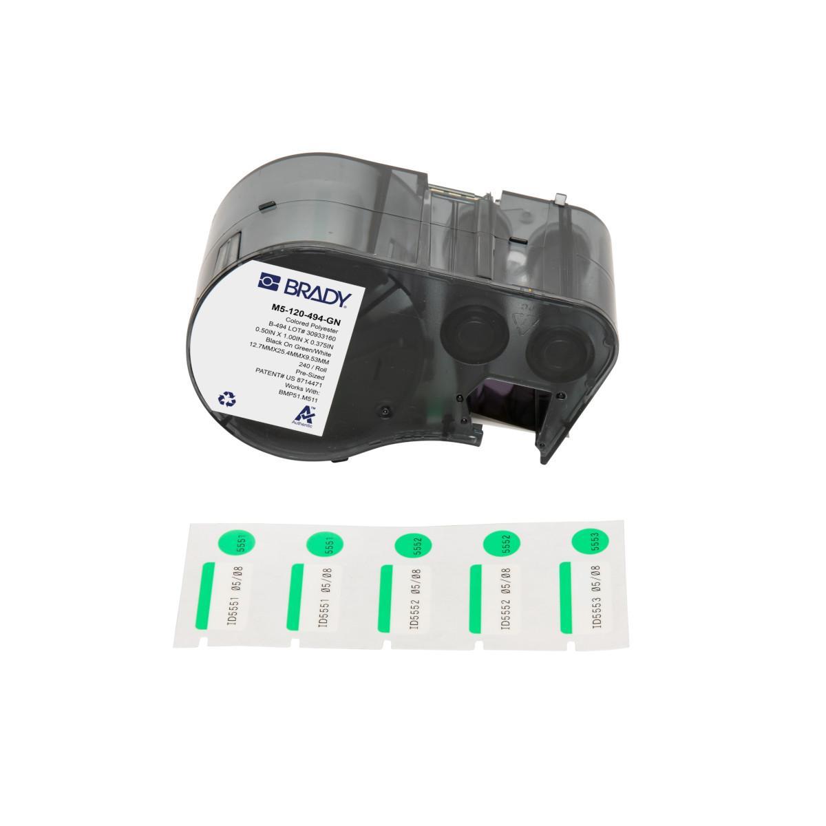 Brady® M5-120-494-GN Safety & Facility Labels