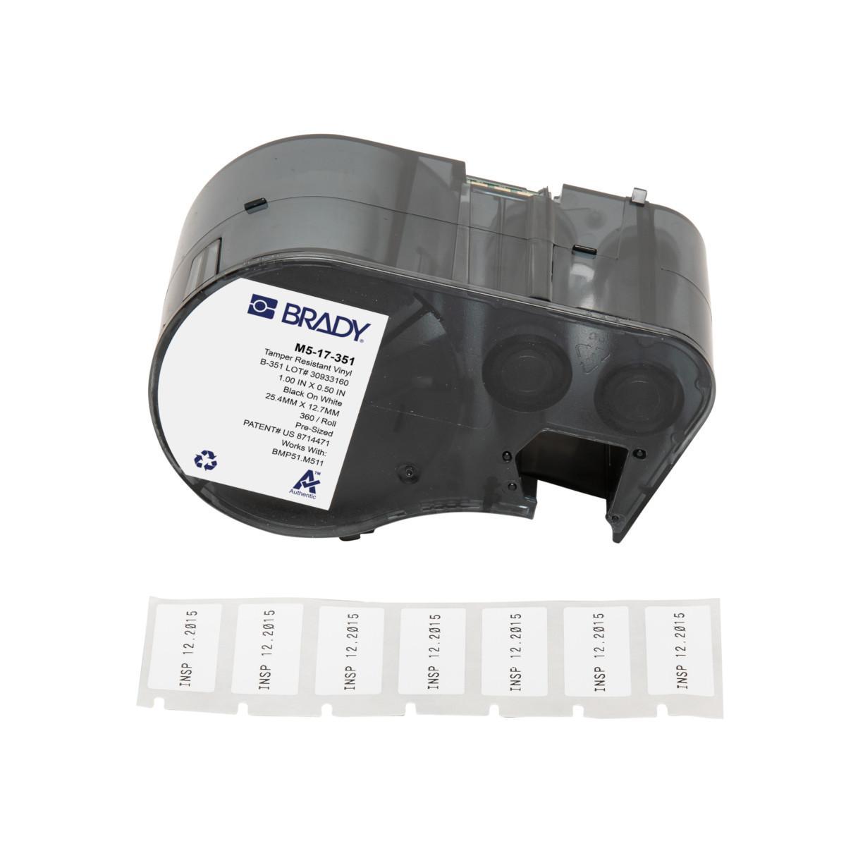 Brady® M5-17-351 Safety & Facility Labels