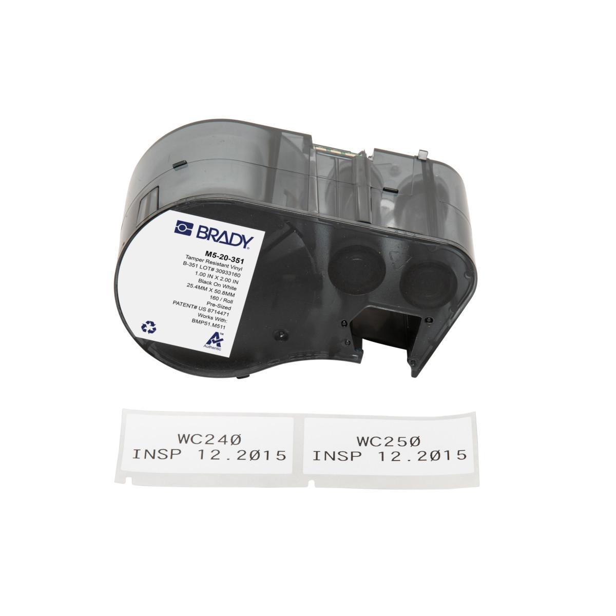 Brady® M5-20-351 Safety & Facility Labels
