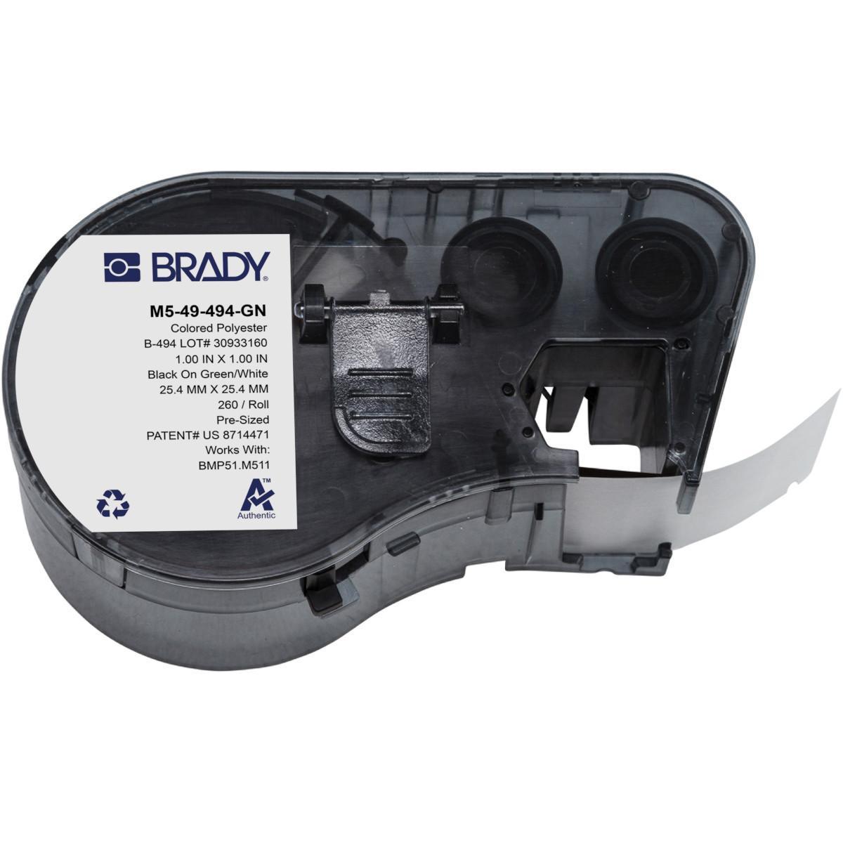 Brady® M5-49-494-GN Safety & Facility Labels