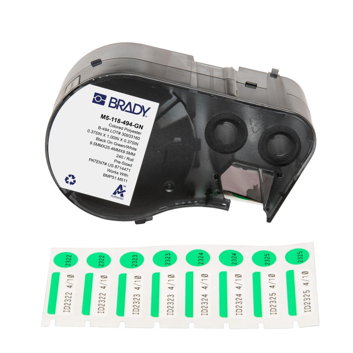 Brady® M5-118-494-GN Safety & Facility Labels