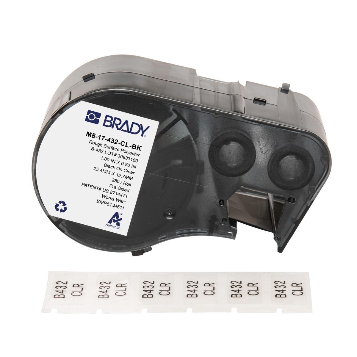 Brady® M5-17-432-CL-BK Safety & Facility Labels