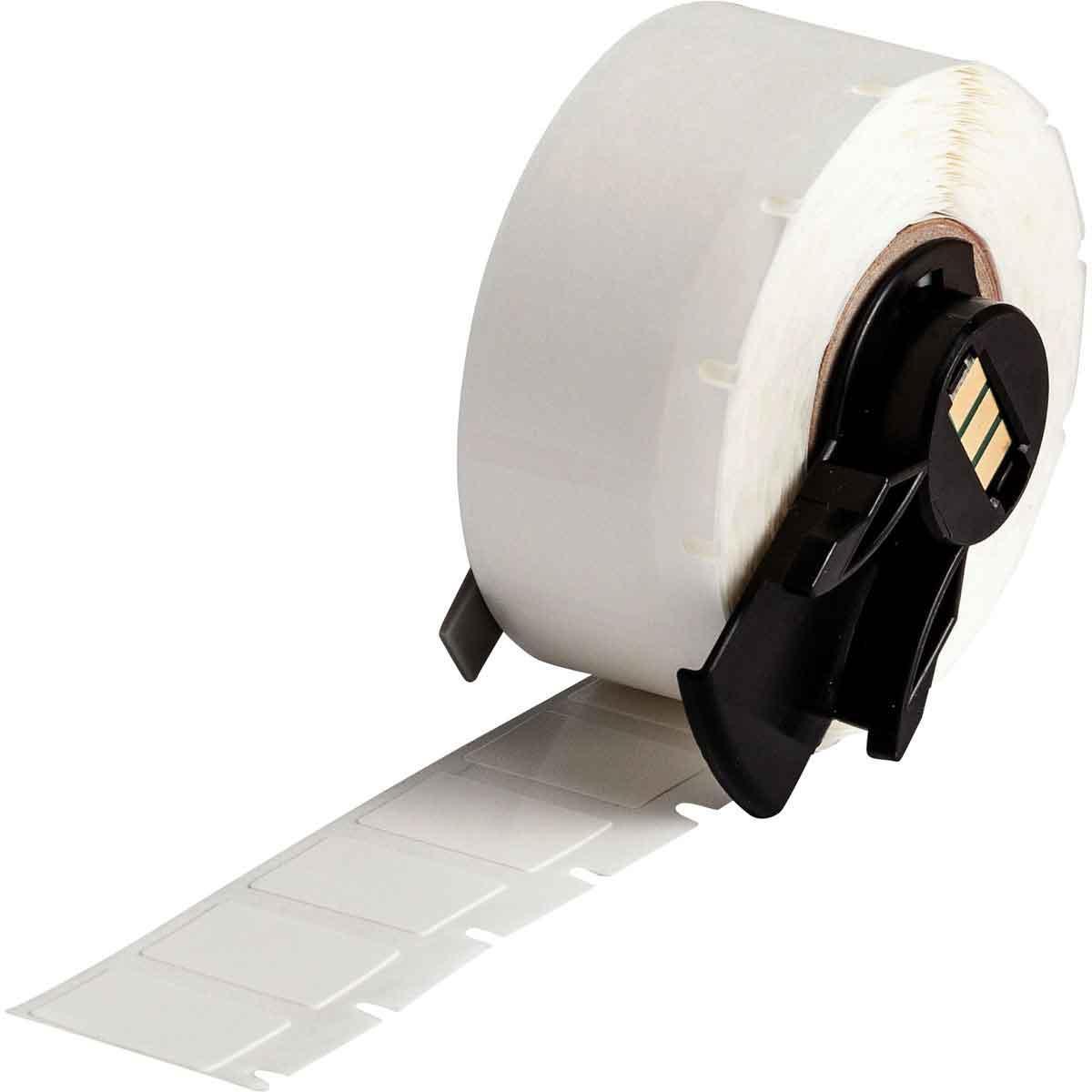 Brady® M6-11-498 Label, 0.5 in L x 0.75 in W, White, Vinyl Cloth