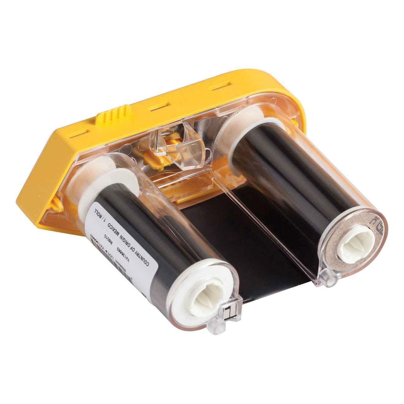 Brady® M61-R6010 R6000 1-Color Printer Ribbon, 75 ft L 2 in W, Resin, Black