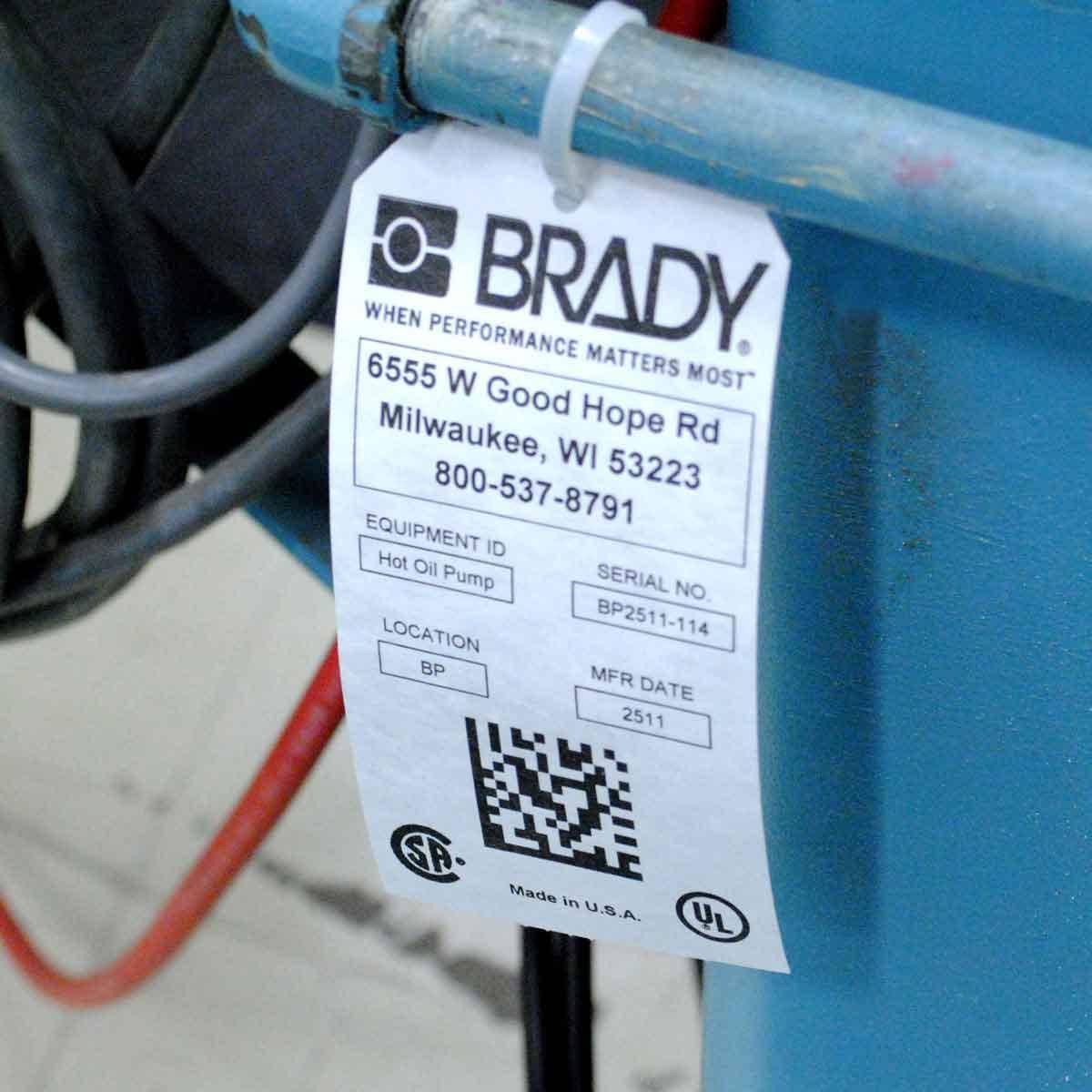 Brady® M71-36-109 Wire & Component Tags