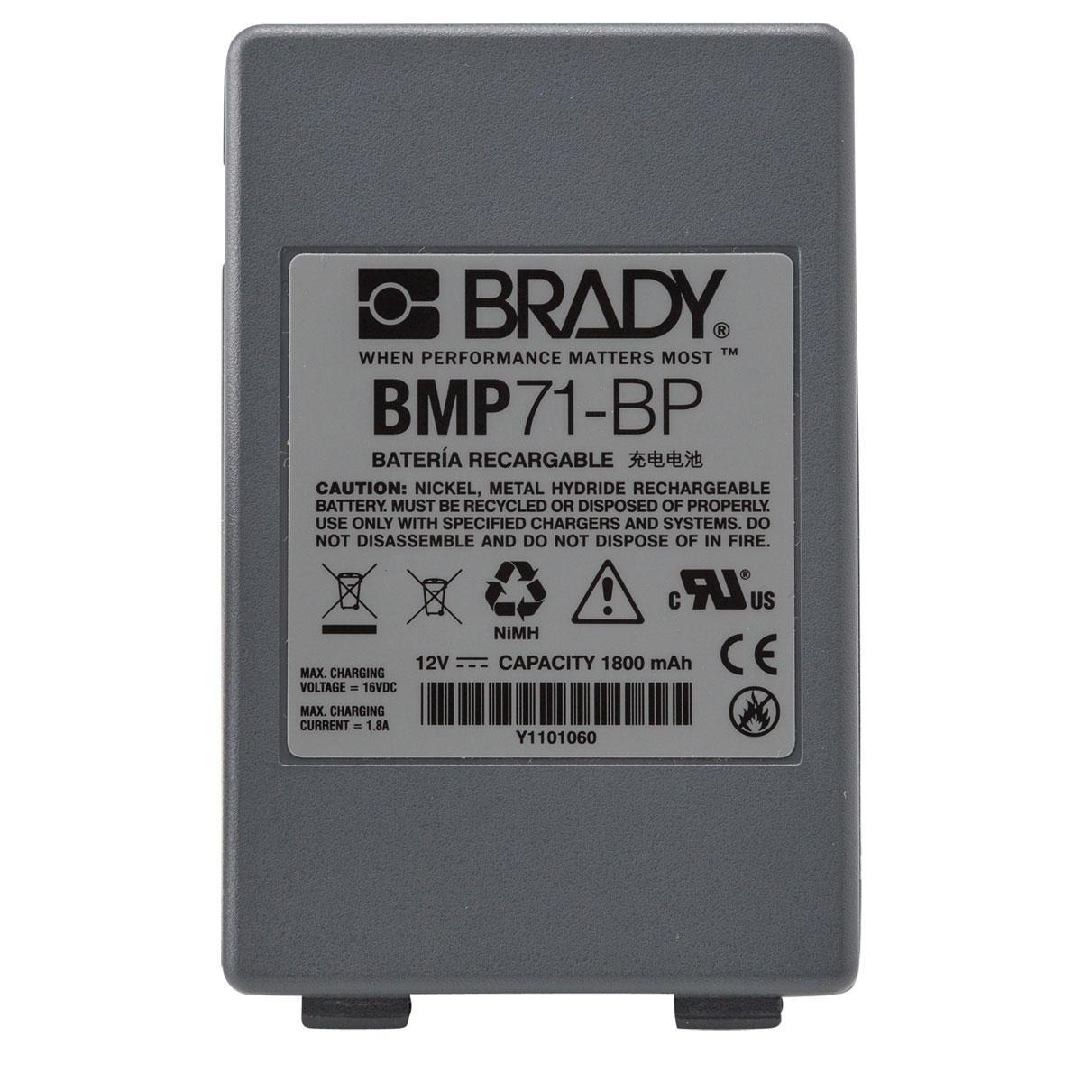 Brady® M71-BATT Label Printer Accessories