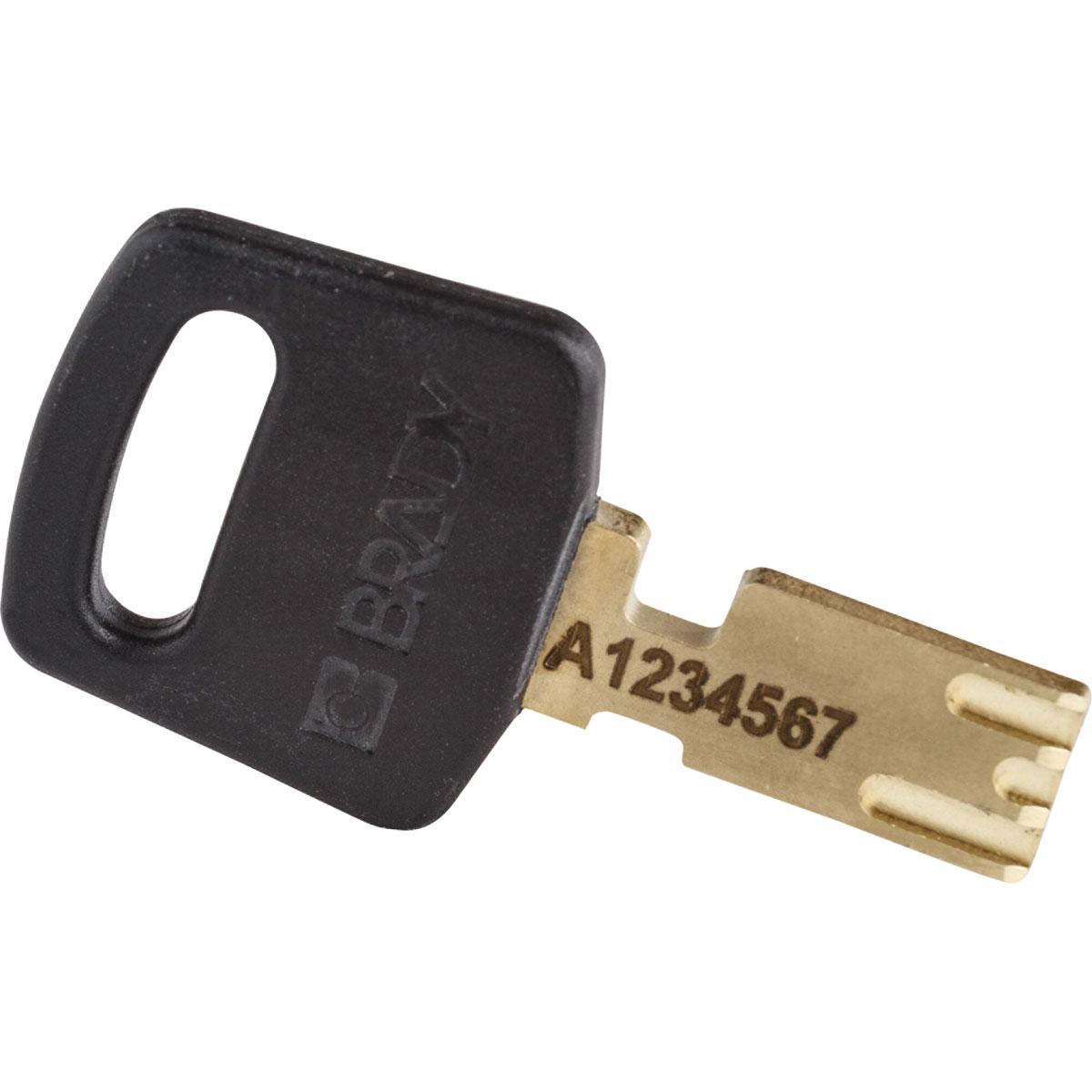 Brady® NYL-BLK-38PL-KA6PK Lockout Padlocks