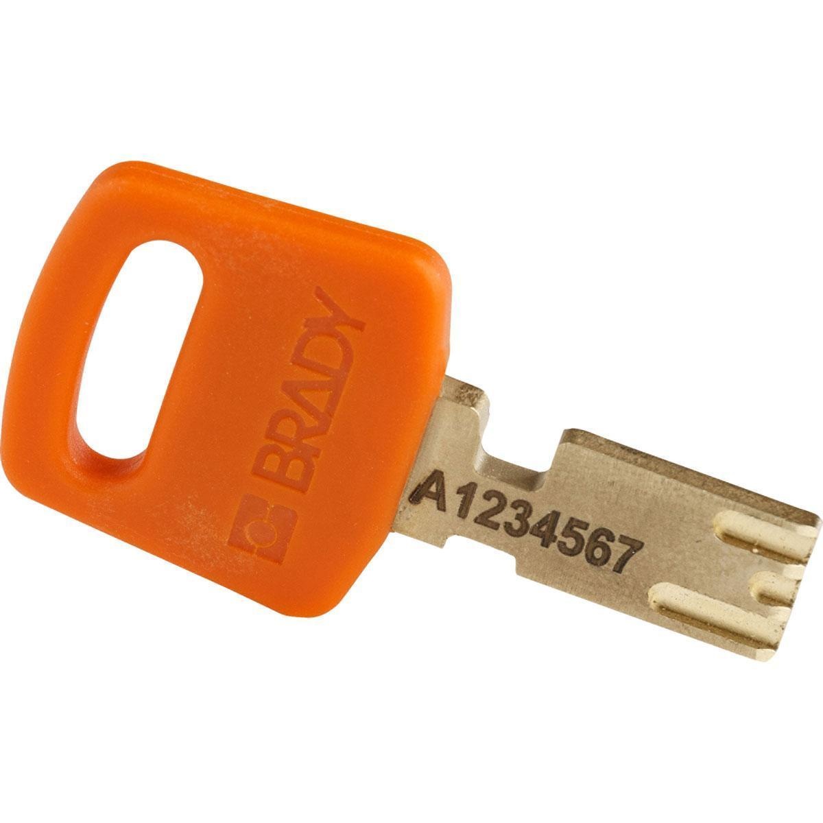 Brady® CPT-ORG-25PL-KD6PK Lockout Padlocks