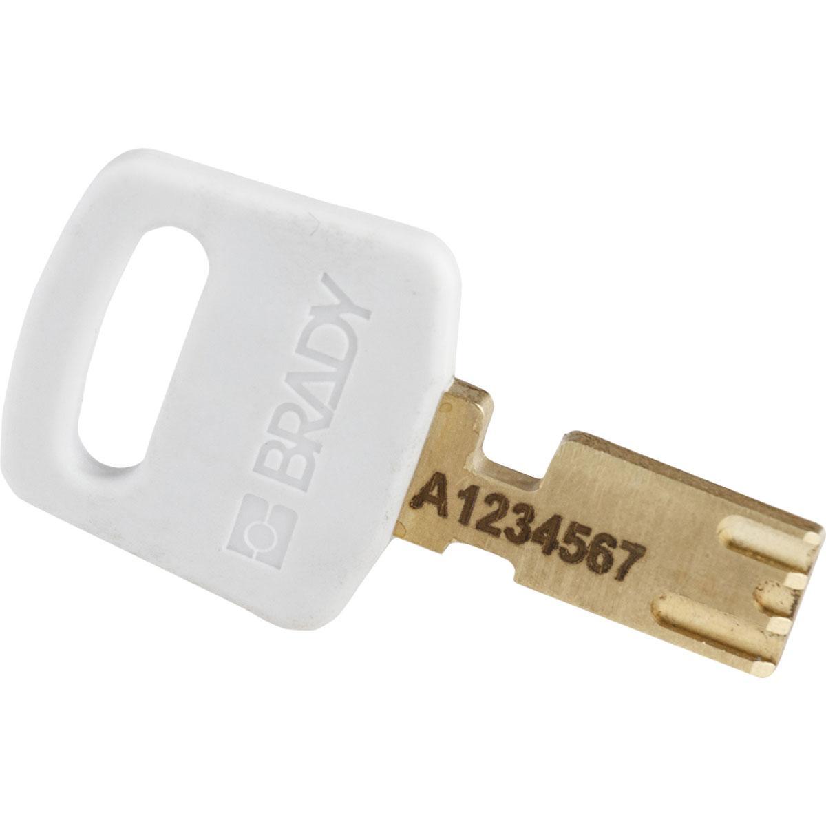Brady® NYL-WHT-38ST-KA6PK Lockout Padlocks