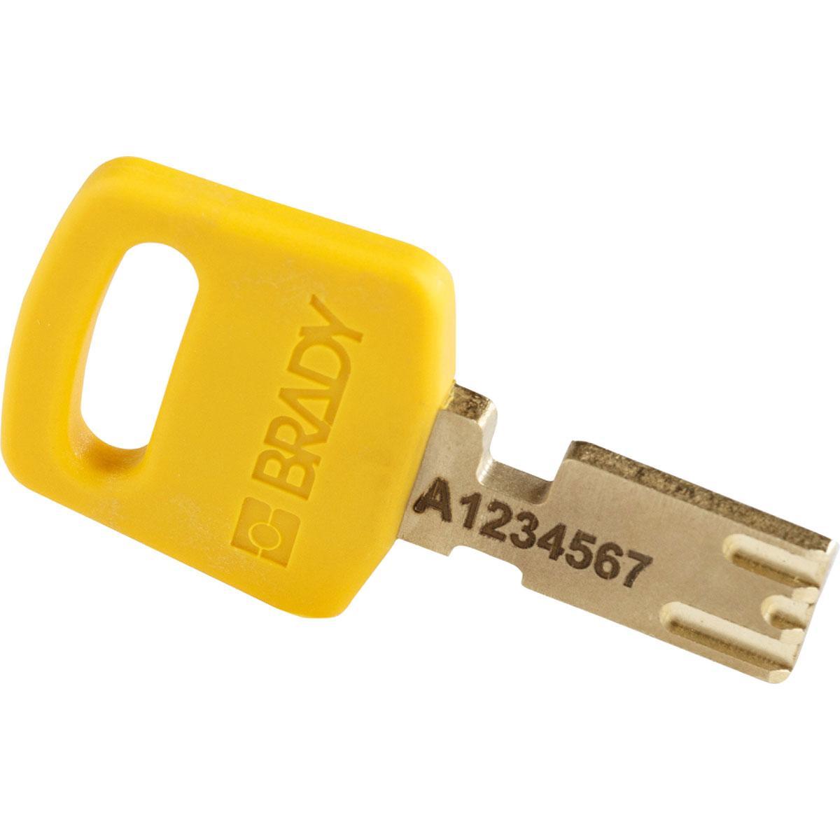 Brady® NYL-YLW-38ST-KD6PK Lockout Padlocks