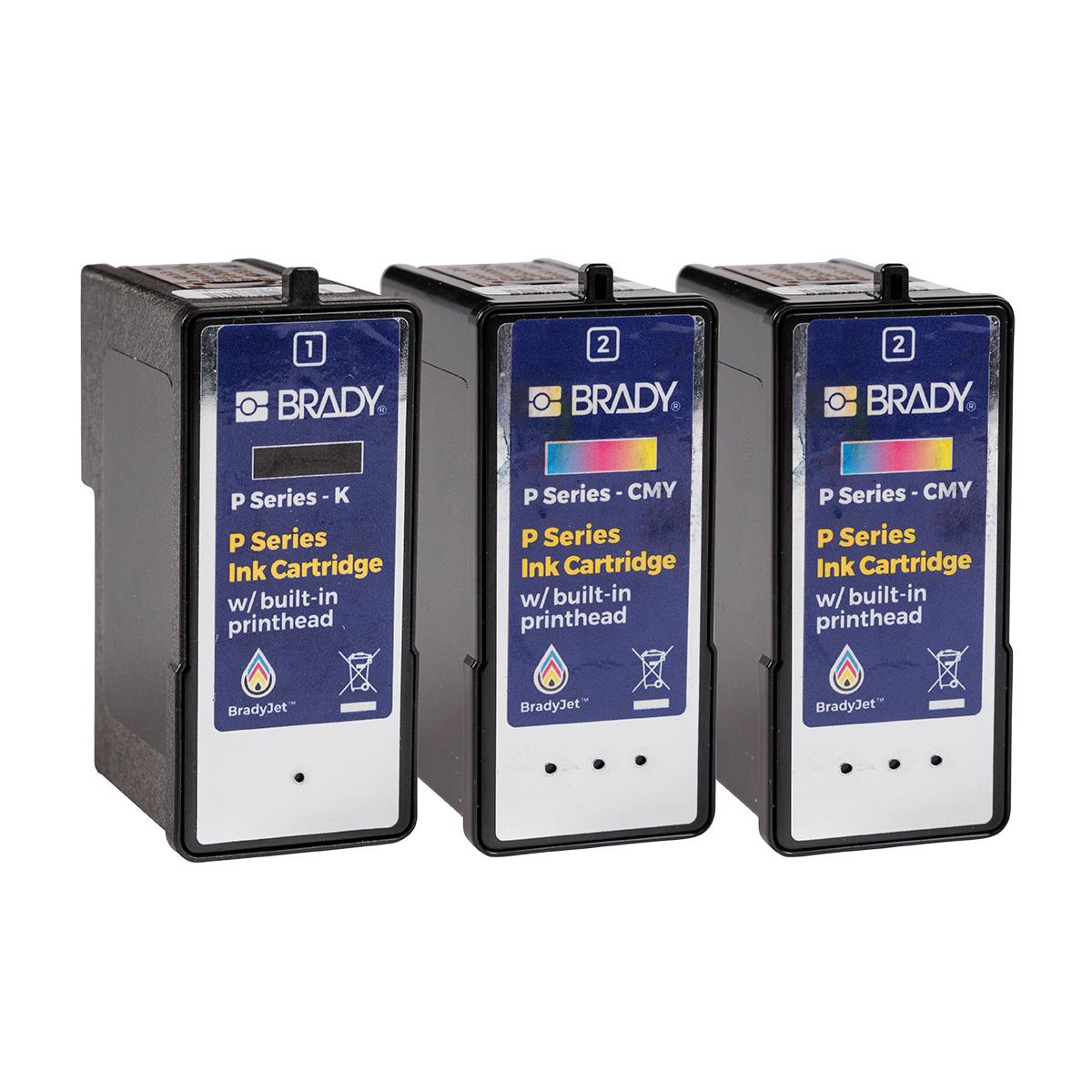 Brady® P-2CMY1K Label Printer Ink Cartridges