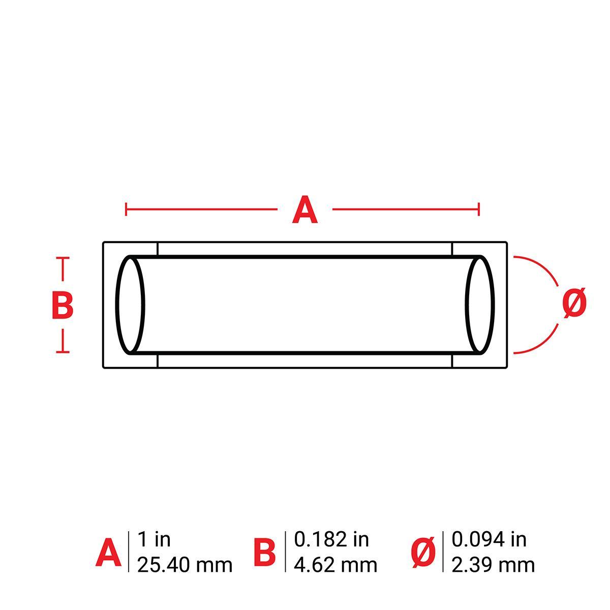 Brady® PSPT-094-1-BL Wire Marker Sleeves